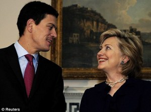 Miliband and Clinton